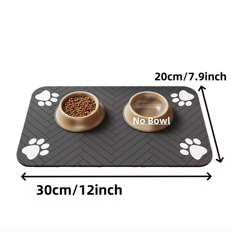 Quick-Dry Pet Feeding Mat