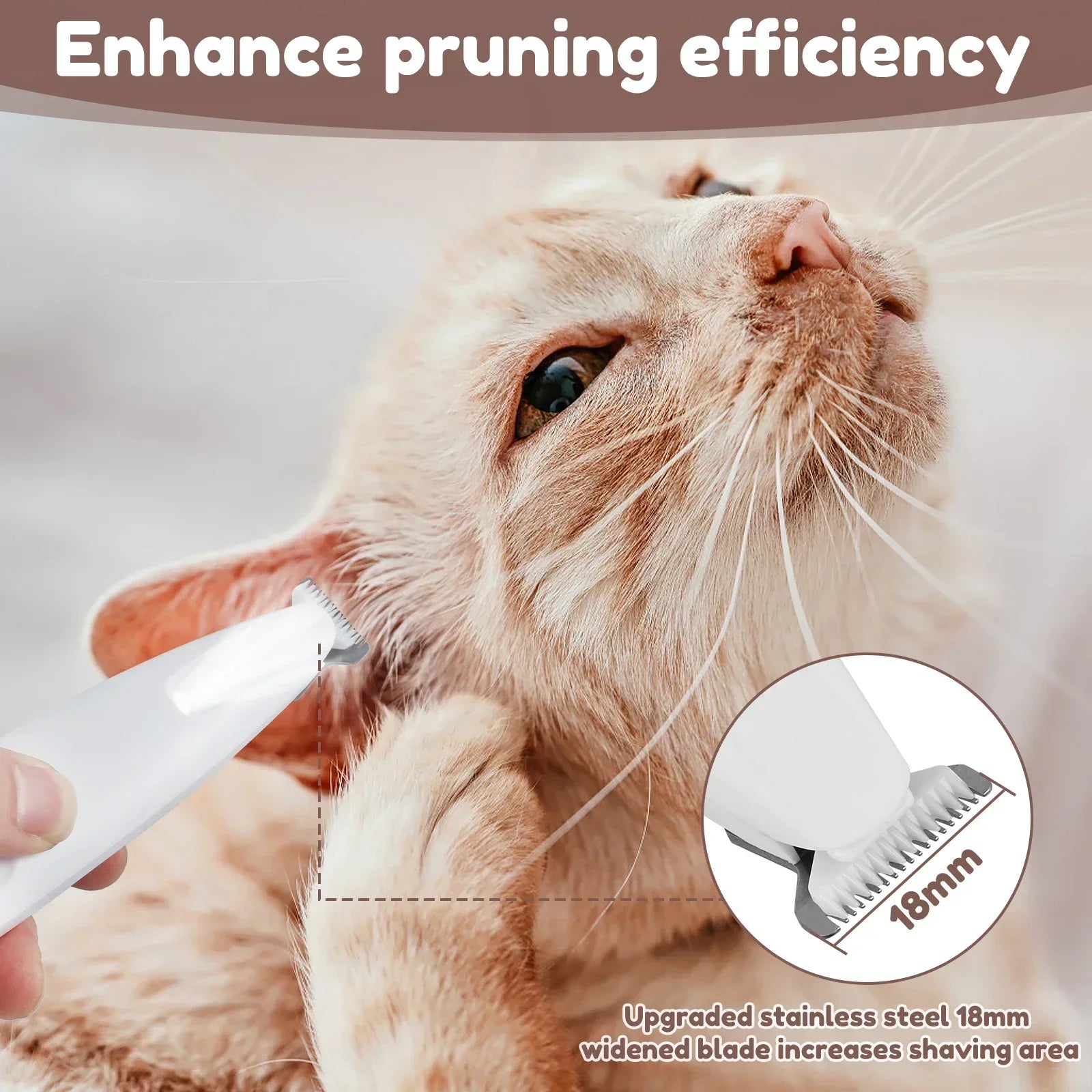 LED Pet Grooming Clippers